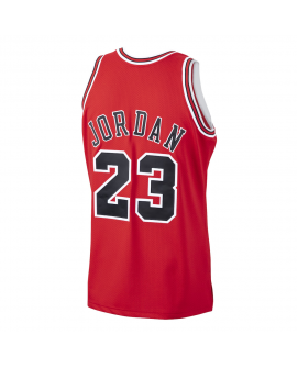 Herren Chicago Bulls Michael Jordan Mitchell & Ness Scarlet 1997/98 Hardwood Classics Original-Trikot