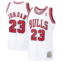 Herren Chicago Bulls Michael Jordan Mitchell & Ness Weiß 1997/98 Hardwood Classics Original-Trikot