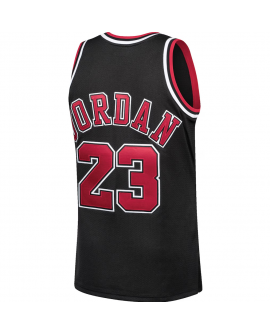 Herren Chicago Bulls Michael Jordan Mitchell & Ness Schwarz 1997/98 Hardwood Classics Original-Trikot
