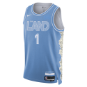 Max Strus #1 Cleveland Cavaliers Blue City Edition Trikot