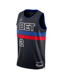 Cade Cunningham #2 Detroit Pistons Schwarzes Statement-Trikot
