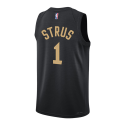 Max Strus #1 Cleveland Cavaliers Schwarzes Statement-Trikot
