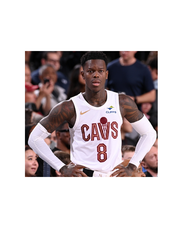 Dennis Schröder Cleveland Cavaliers Trikot Nr. 8 weiß