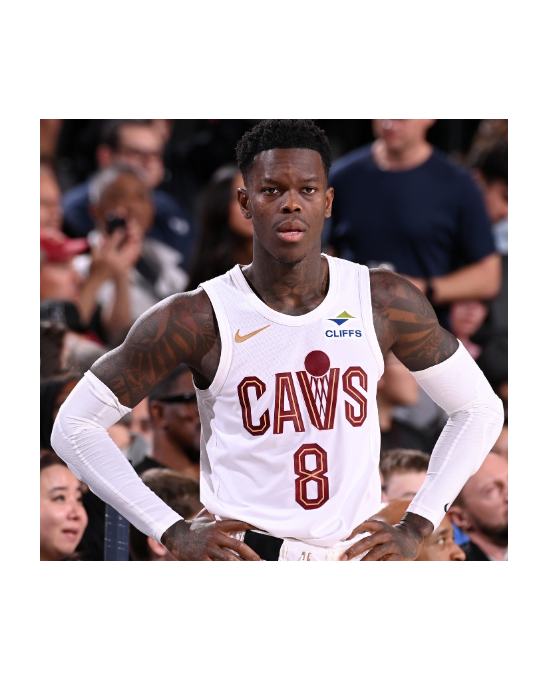Dennis Schröder Cleveland Cavaliers Trikot Nr. 8 weiß
