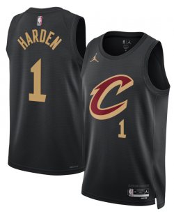 Cleveland Cavaliers Jordan Brand Erklärung Ausgabe Swingman Trikot – Schwarz – James Harden – Unisex