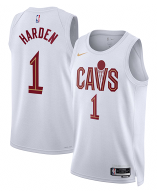 Cleveland Cavaliers Nike Association Edition Swingman Trikot – Weiß – James Harden – Unisex