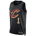 Max Strus #1 Cleveland Cavaliers Schwarzes Statement-Trikot