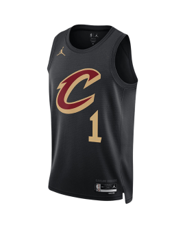 Max Strus #1 Cleveland Cavaliers Schwarzes Statement-Trikot