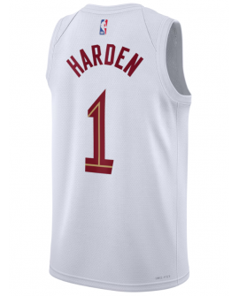 Cleveland Cavaliers Nike Association Edition Swingman Trikot – Weiß – James Harden – Unisex