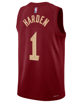 Cleveland Cavaliers Nike Icon Edition Swingman Trikot – Weinrot – James Harden – Unisex