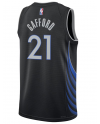 Dallas Mavericks Nike 2025/26 City Edition Swingman Trikot – Schwarz – Daniel Gafford – Unisex