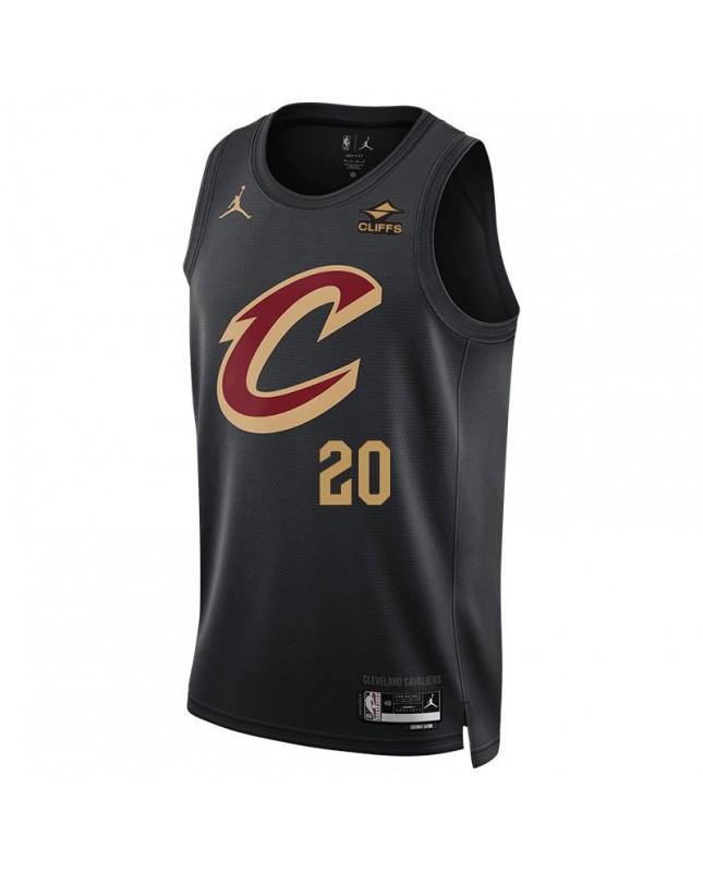 Cleveland Cavaliers Jordan Brand Statement Edition Swingman Trikots – Schwarz – Jaylon Tyson – Unisex