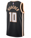 Atlanta Hawks Nike 2025/26 City Edition Swingman Trikot – Schwarz – Zaccharie Risacher – Unisex