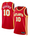 Atlanta Hawks Nike Icon Swingman Trikot – Rot – Zaccharie Risacher – Unisex