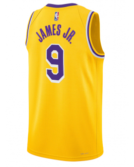 Los Angeles Lakers Nike Icon Swingman-Trikot – Gold – Bronny James – Unisex