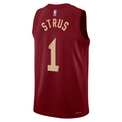 Max Strus #1 Cleveland Cavaliers Burgunder Icon-Trikot