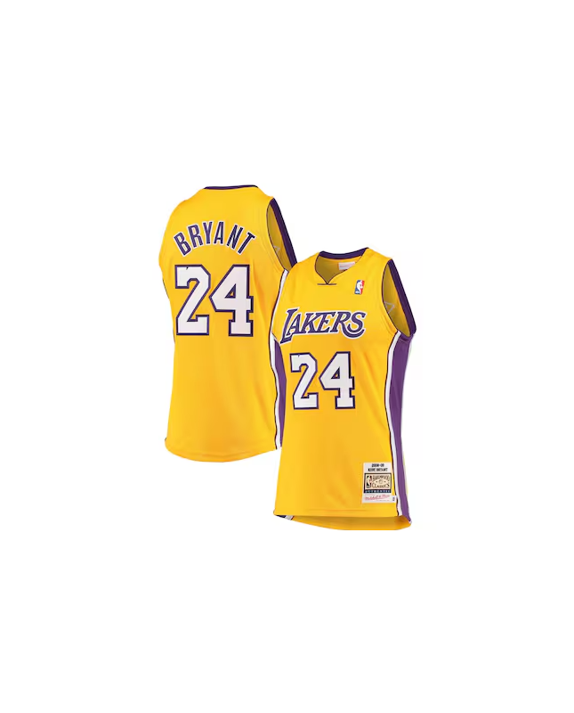 Kobe Bryant Hardwood Classics 2008-09 Original-Trikot von Mitchell & Ness – Gold – Herren