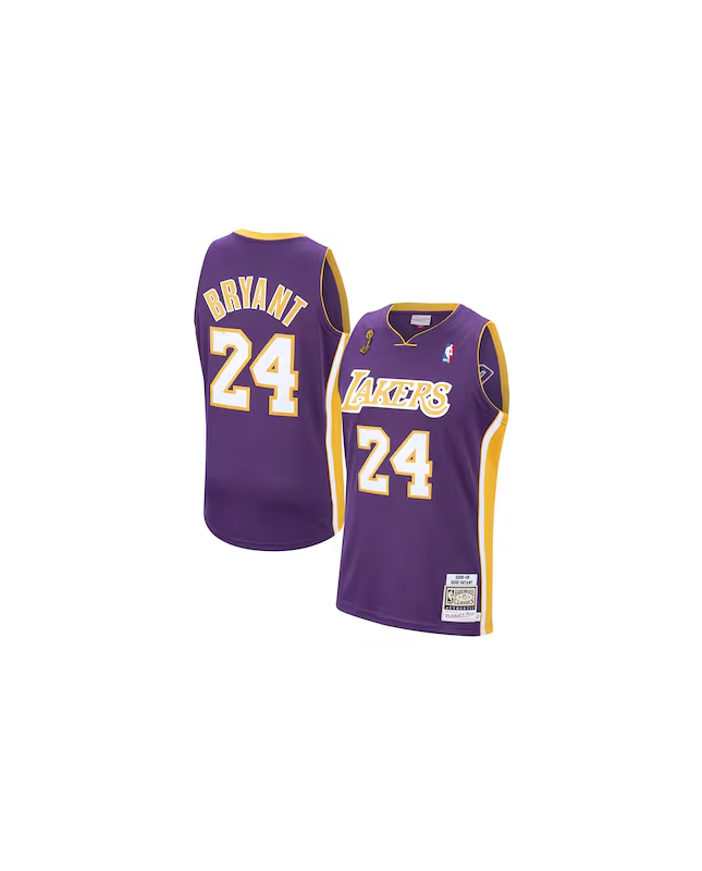 Los Angeles Lakers Kobe Bryant 2008 Auswärts-Authentic-Trikot von Mitchell & Ness – Lila – Herren
