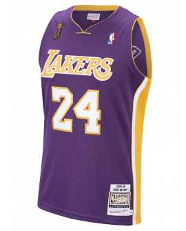 Los Angeles Lakers Kobe Bryant 2008 Auswärts-Authentic-Trikot von Mitchell & Ness – Lila – Herren