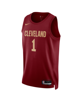 Max Strus #1 Cleveland Cavaliers Burgunder Icon-Trikot
