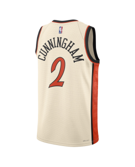 Cade Cunningham #2 Detroit Pistons Weißes City Edition-Trikot