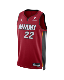 Andrew Wiggins #22 Miami Heat Red Statement-Trikot