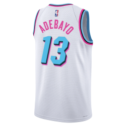 Bam Adebayo #13 Miami Heat Weißes City Edition-Trikot