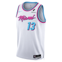 Bam Adebayo #13 Miami Heat Weißes City Edition-Trikot