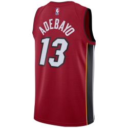 Bam Adebayo #13 Miami Heat Red Statement-Trikot