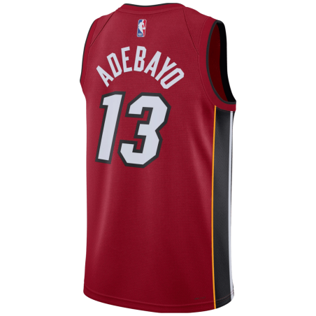 Bam Adebayo #13 Miami Heat Red Statement-Trikot