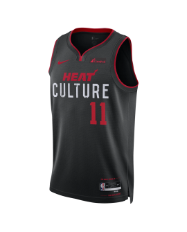 Jaime Jaquez Jr. #11 Miami Heat Culture Schwarz City Edition-Trikot