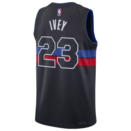 Jaden Ivey #23 Detroit Pistons Schwarzes Statement-Trikot