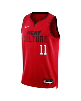 Jaime Jaquez Jr. #11 Miami Heat Culture Red City Edition Trikot