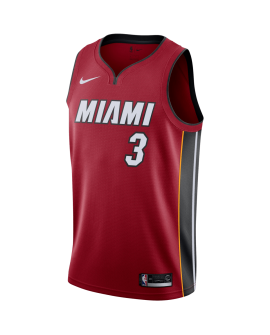 Dwyane Wade #3 Miami Heat Red Statement-Trikot