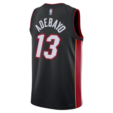 Bam Adebayo #13 Miami Heat Schwarzes Icon-Trikot