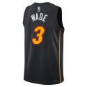 Dwyane Wade #3 Miami Heat Schwarzes Mashup-Trikot