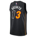 Bam Adebayo #13 Miami Heat Schwarzes Mashup-Trikot