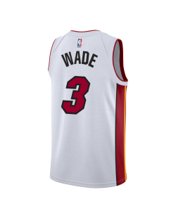 Dwyane Wade #3 Miami Heat Weiß Association-Trikot