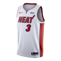 Dwyane Wade #3 Miami Heat Weiß Association-Trikot
