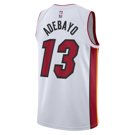 Bam Adebayo #13 Miami Heat Weiß Association-Trikot