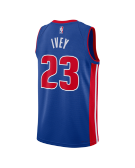 Jaden Ivey #23 Detroit Pistons Blue Icon Trikot