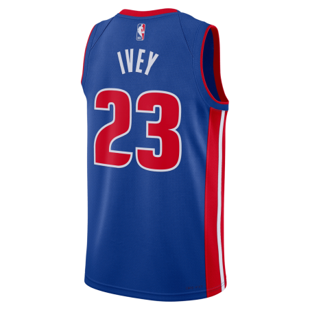 Jaden Ivey #23 Detroit Pistons Blue Icon Trikot
