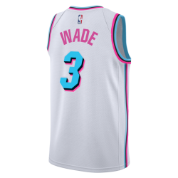 Dwyane Wade #3 Miami Heat Weißes City Edition-Trikot