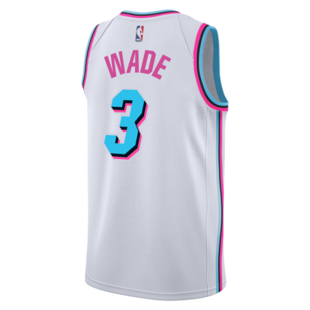 Dwyane Wade #3 Miami Heat Weißes City Edition-Trikot