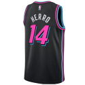Tyler Herro #14 Miami Heat Schwarzes Vice Nights-Trikot