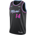 Tyler Herro #14 Miami Heat Schwarzes Vice Nights-Trikot