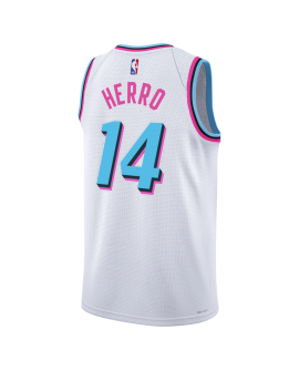 Tyler Herro #14 Miami Heat Weißes City Edition-Trikot