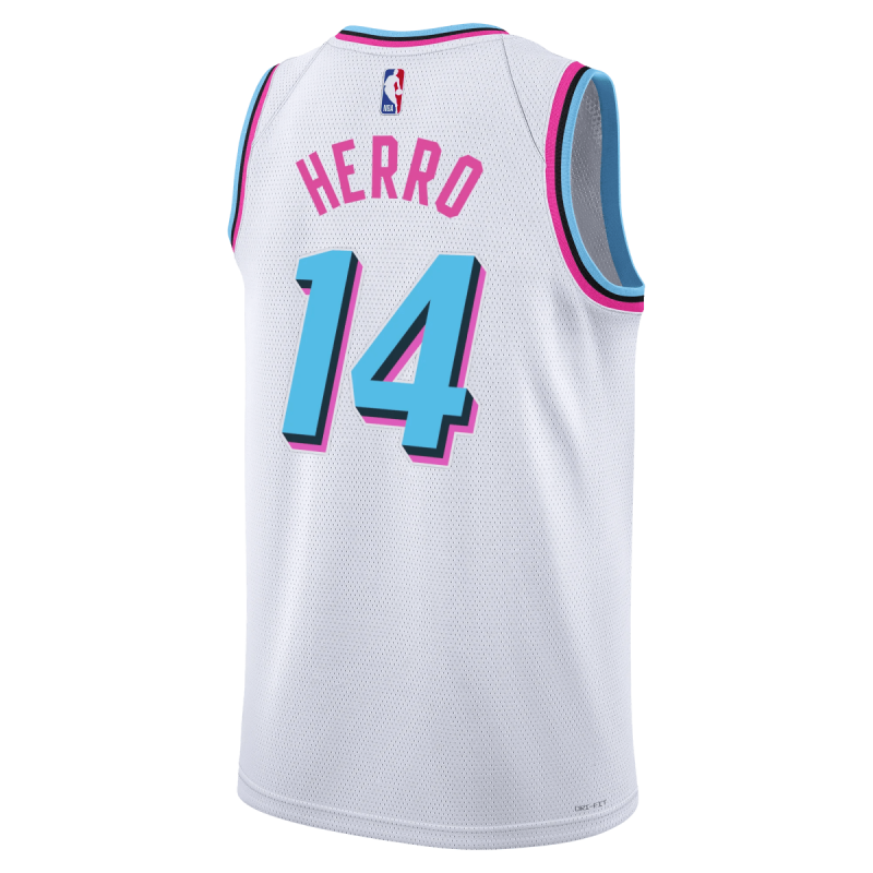 Tyler Herro #14 Miami Heat Weißes City Edition-Trikot