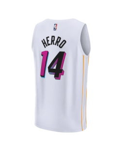 Tyler Herro #14 Miami Heat Weißes Mashup-Trikot