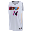 Tyler Herro #14 Miami Heat Weißes Mashup-Trikot